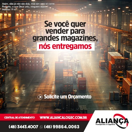 Se você quer vender para grandes magazines, nós entregamos