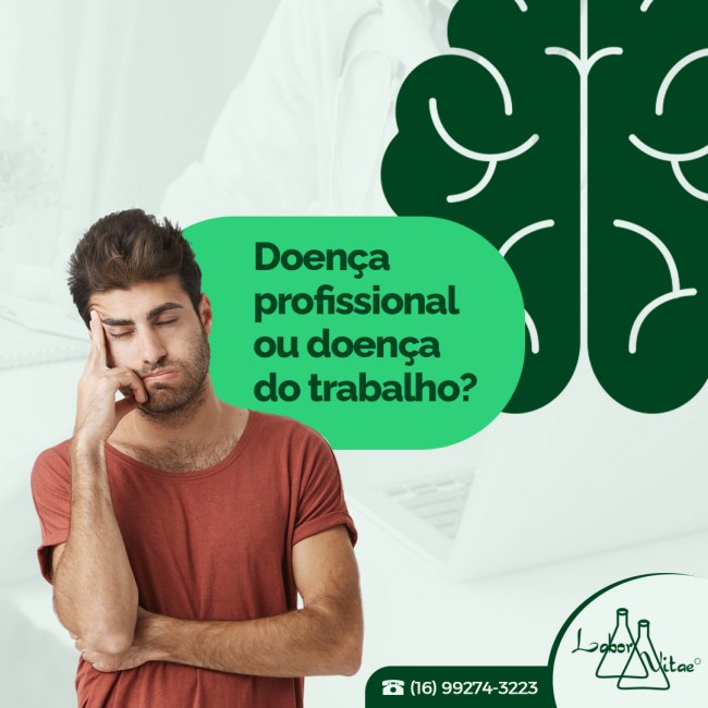 Doença profissional ou doença do trabalho?