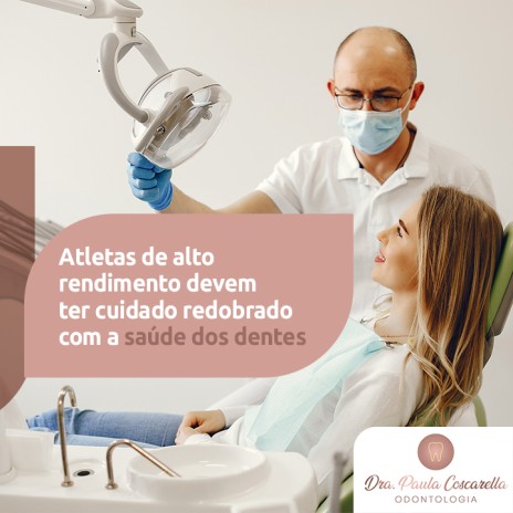 Atletas de alto rendimento devem ter cuidado redobrado com a saúde dos dentes