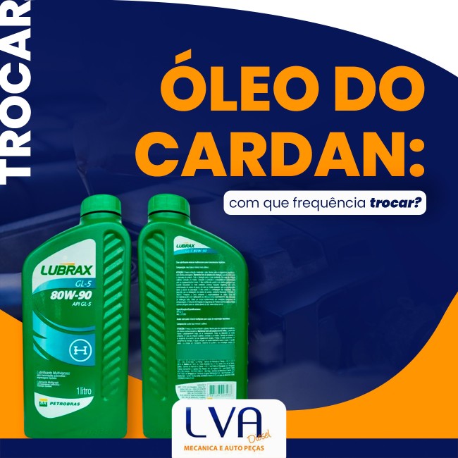 Oleo do cardan: com que frequência trocar?