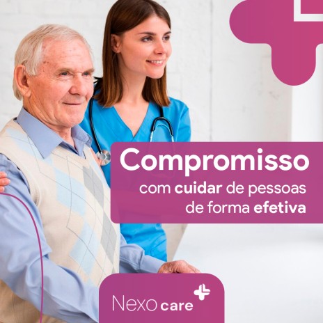 Compromisso com cuidar de pessoas de forma efetiva