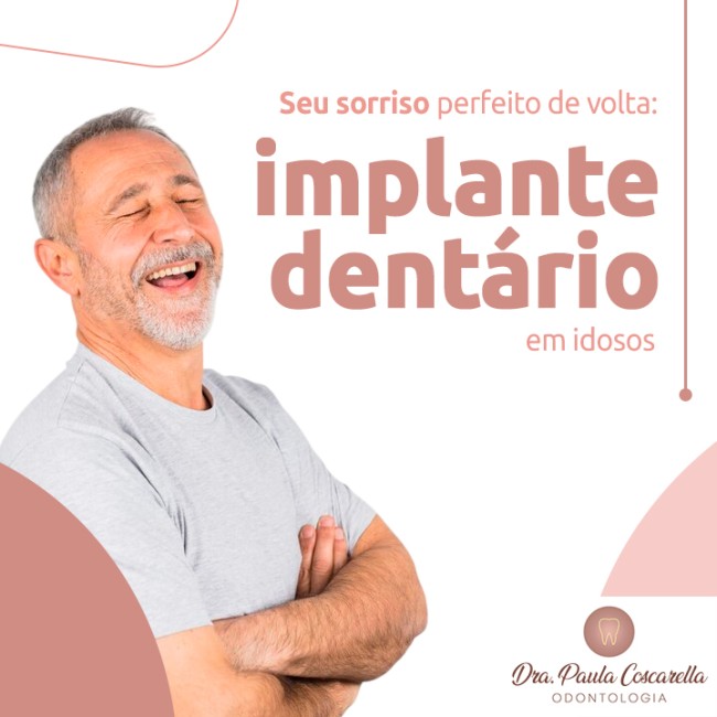 Seu sorriso perfeito de volta: implante dentário em idosos