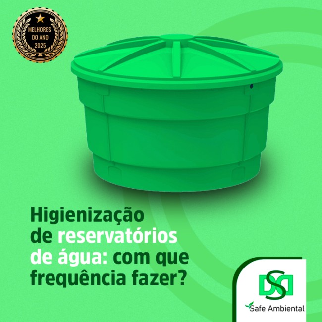 Higienização de reservatórios de água: com que frequência fazer?