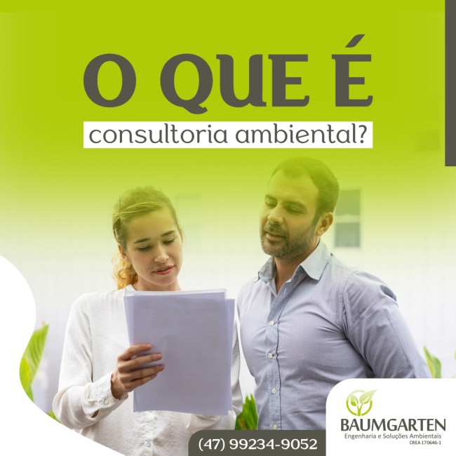 O que é consultoria ambiental?