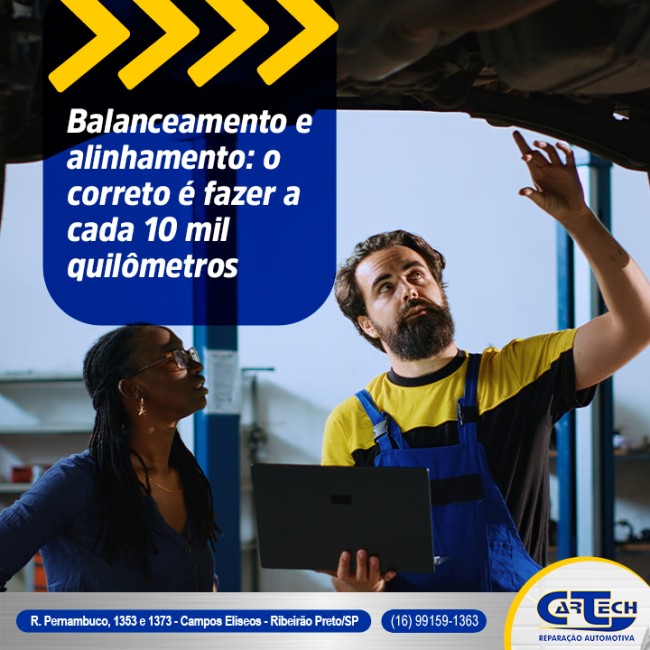 Balanceamento e alinhamento: o correto é fazer a cada 10 mil quilômetros