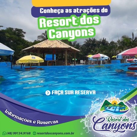 Conheça as atrações do Resort dos Canyons