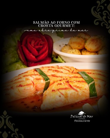 Salmão ao Forno com Crosta Gourmet: Um Toque de Sofisticação à Sua Mesa