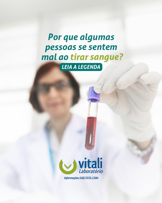 Por que algumas pessoas se sentem mal ao tirar sangue?