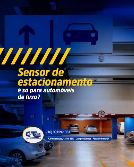 Sensor de estacionamento é só para automóveis de luxo?