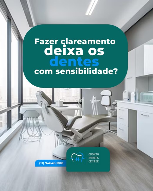 Fazer clareamento deixa os dentes com sensibilidade?