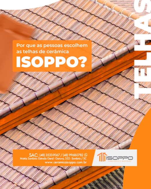 Por que as pessoas escolhem as telhas de cerâmica Isoppo?