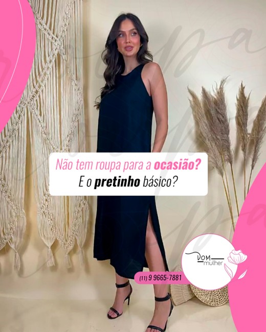 Não tem roupa para a ocasião? E o pretinho básico?