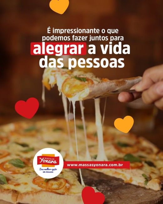 É impressionante o que podemos fazer juntos para alegrar a vida das pessoas