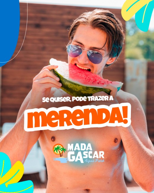 Se quiser, pode trazer a merenda!