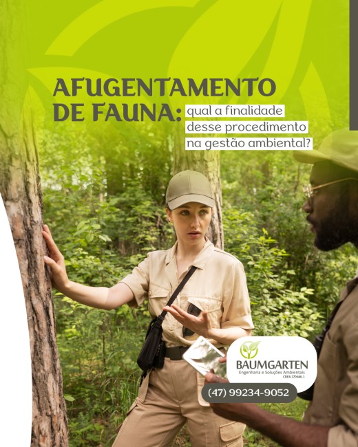 Afugentamento de fauna: qual a finalidade desse procedimento na gestão ambiental?