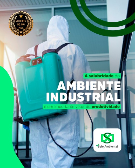 A salubridade do ambiente industrial é um importante vetor de produtividade