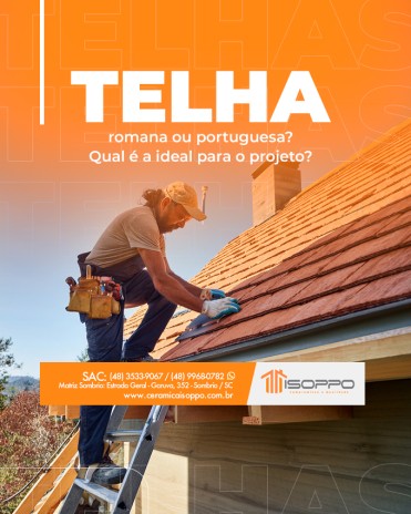 Telha romana ou portuguesa? Qual é a ideal para o projeto?