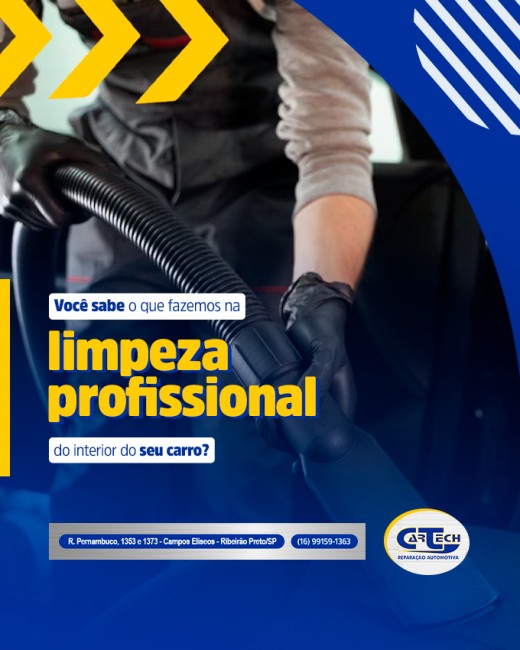 Você sabe o que fazemos na limpeza profissional do interior do seu carro?