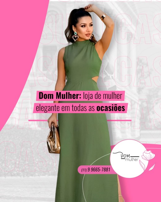 Dom Mulher: loja de mulher elegante em todas as ocasiões