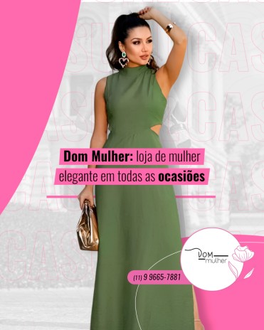 Dom Mulher: loja de mulher elegante em todas as ocasiões