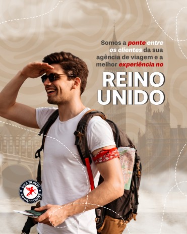 Somos a ponte entre os clientes da sua agência de viagem e a melhor experiência no Reino Unido