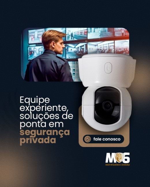 Equipe experiente, soluções de ponta em segurança privada