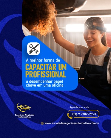 A melhor forma de capacitar um profissional a desempenhar papel chave em uma oficina