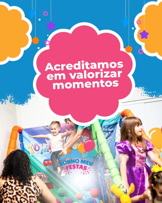 Acreditamos em valorizar momentos