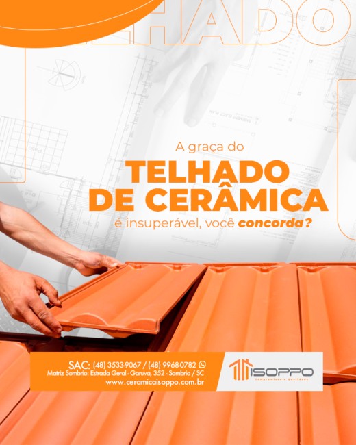 A graça do telhado de cerâmica é insuperável, você concorda?