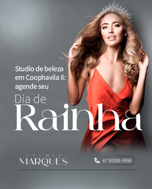 Studio de beleza em Coophavila II: agende seu dia de rainha
