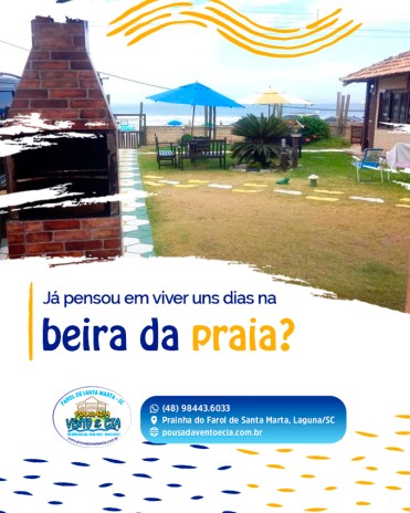 Já pensou em viver uns dias na beira da praia?
