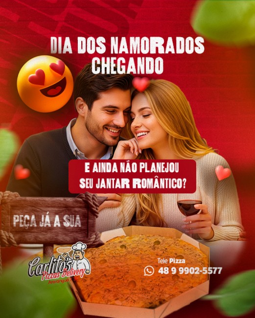 Dia dos namorados chegando