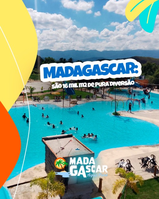 Madagascar: são 16 mil m2 de pura diversão