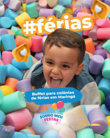 Buffet para colônias de férias em Maringá