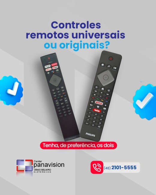 Controles remotos universais ou originais?