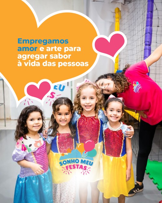 Empregamos amor e arte para agregar sabor à vida das pessoas