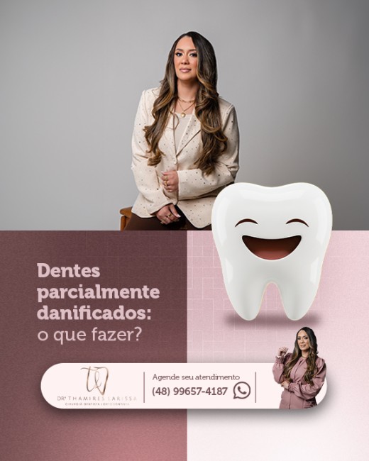 Dentes parcialmente danificados: o que fazer?