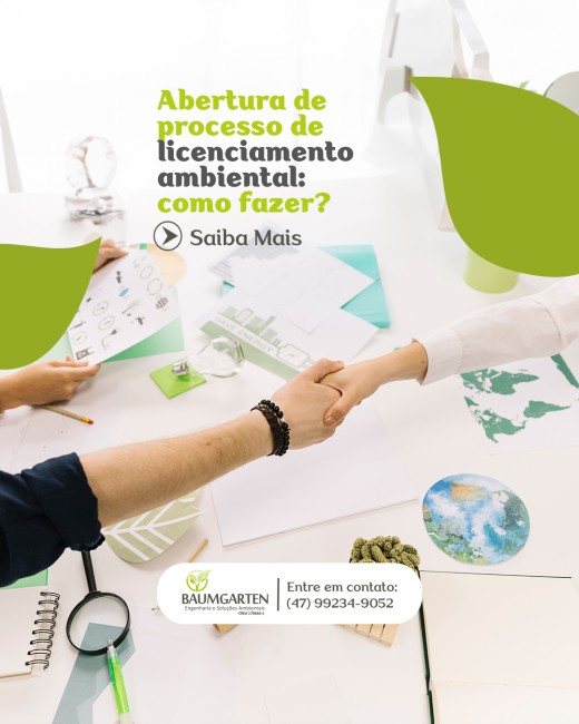 Abertura de processo de licenciamento ambiental: como fazer?