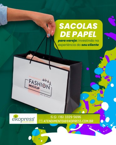 Sacolas de papel para varejo: investindo na experiência do seu cliente