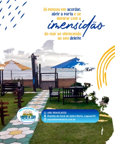 Já pensou em acordar, abrir a porta e se deparar com a imensidão do mar se oferecendo ao seu deleite