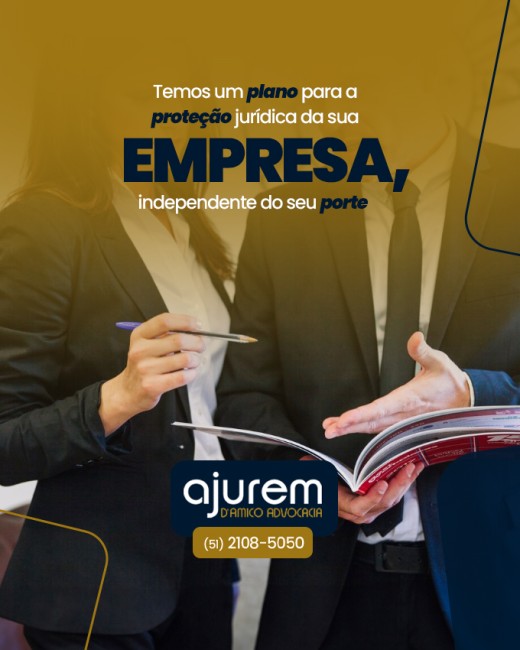 Temos um plano para a proteção jurídica da sua empresa, independente do seu porte