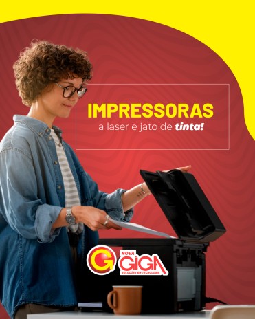 Impressoras a laser e jato de tinta