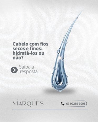 Cabelo com fios secos e finos: hidratá-los ou não? Saiba a resposta