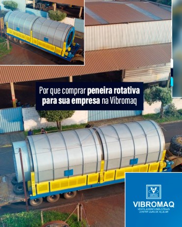 Por que comprar peneira rotativa para sua empresa na Vibromaq