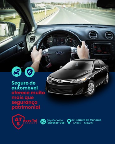 Seguro de automóvel oferece muito mais que segurança patrimonial