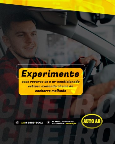 Experimente esse recurso se o ar-condicionado estiver exalando cheiro de cachorro molhado