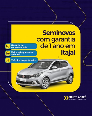 Seminovos com garantia de 1 ano em Itajaí