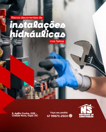 Riscos decorrentes de instalações hidráulicas mal feitas