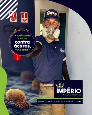 A sanitização é eficaz contra ácaros, você sabia?