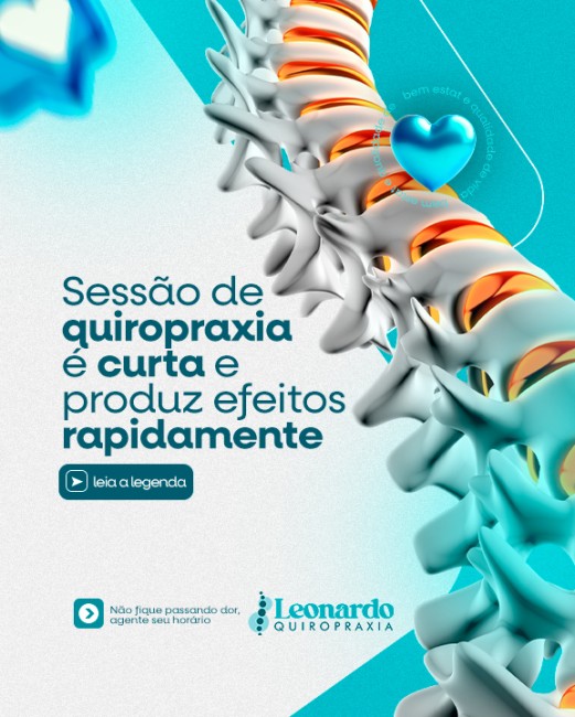 Sessão de quiropraxia é curta e produz efeitos rapidamente